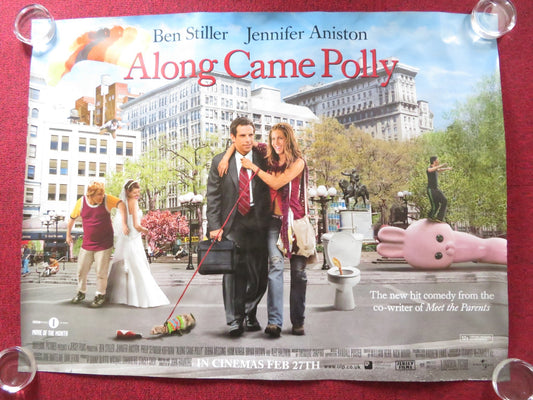 ALONG CAME POLLY UK QUAD ROLLED POSTER BEN STILLER JENNIFER ANISTON 2004 - Rendezvous Cinema