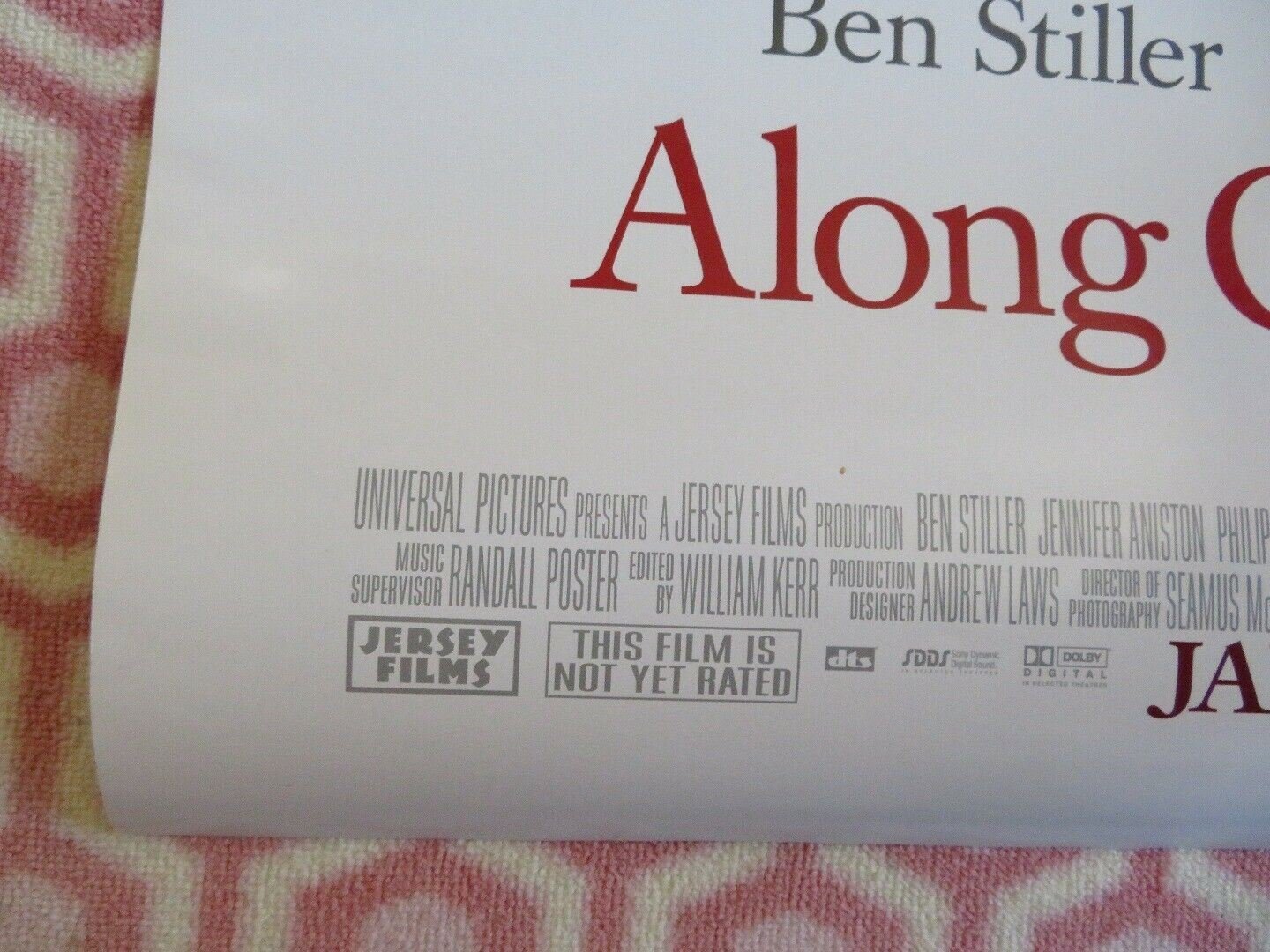 ALONG CAME POLLY US ROLLED POSTER BEN STILLER JENNIFER ANISTON 2004 - Rendezvous Cinema