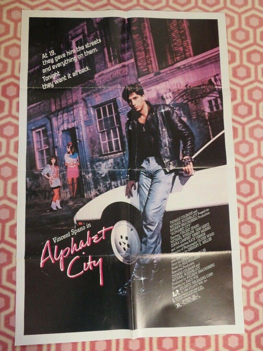 ALPHABET CITY FOLDED US ONE SHEET POSTER VINCENT SPANO MICHAEL WINSLOW 1984 - Rendezvous Cinema
