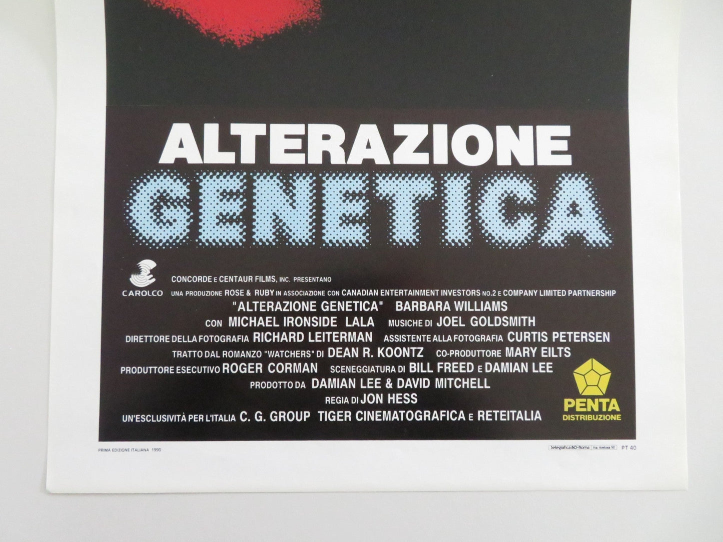 Alterazione Genetica Italian Locandina Poster Corey Haim Michael Ironside 1990 Movie posters