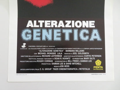 Alterazione Genetica Italian Locandina Poster Corey Haim Michael Ironside 1990 Movie posters