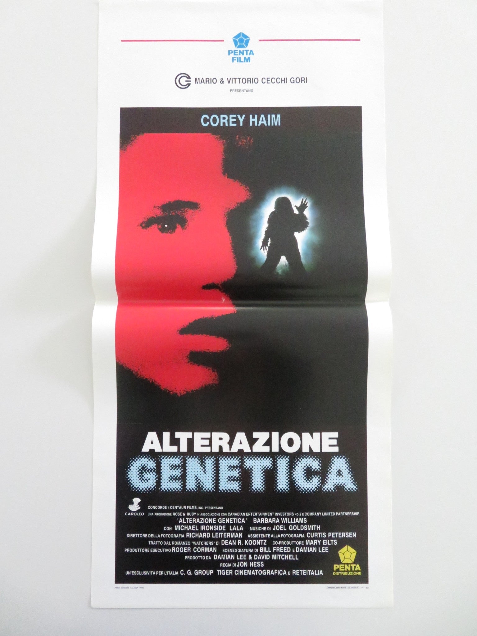Alterazione Genetica Italian Locandina Poster Corey Haim Michael Ironside 1990 Movie posters