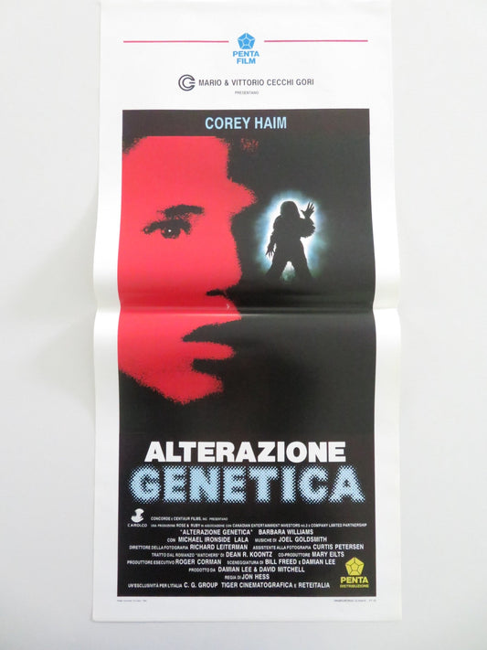 Alterazione Genetica Italian Locandina Poster Corey Haim Michael Ironside 1990 Movie posters