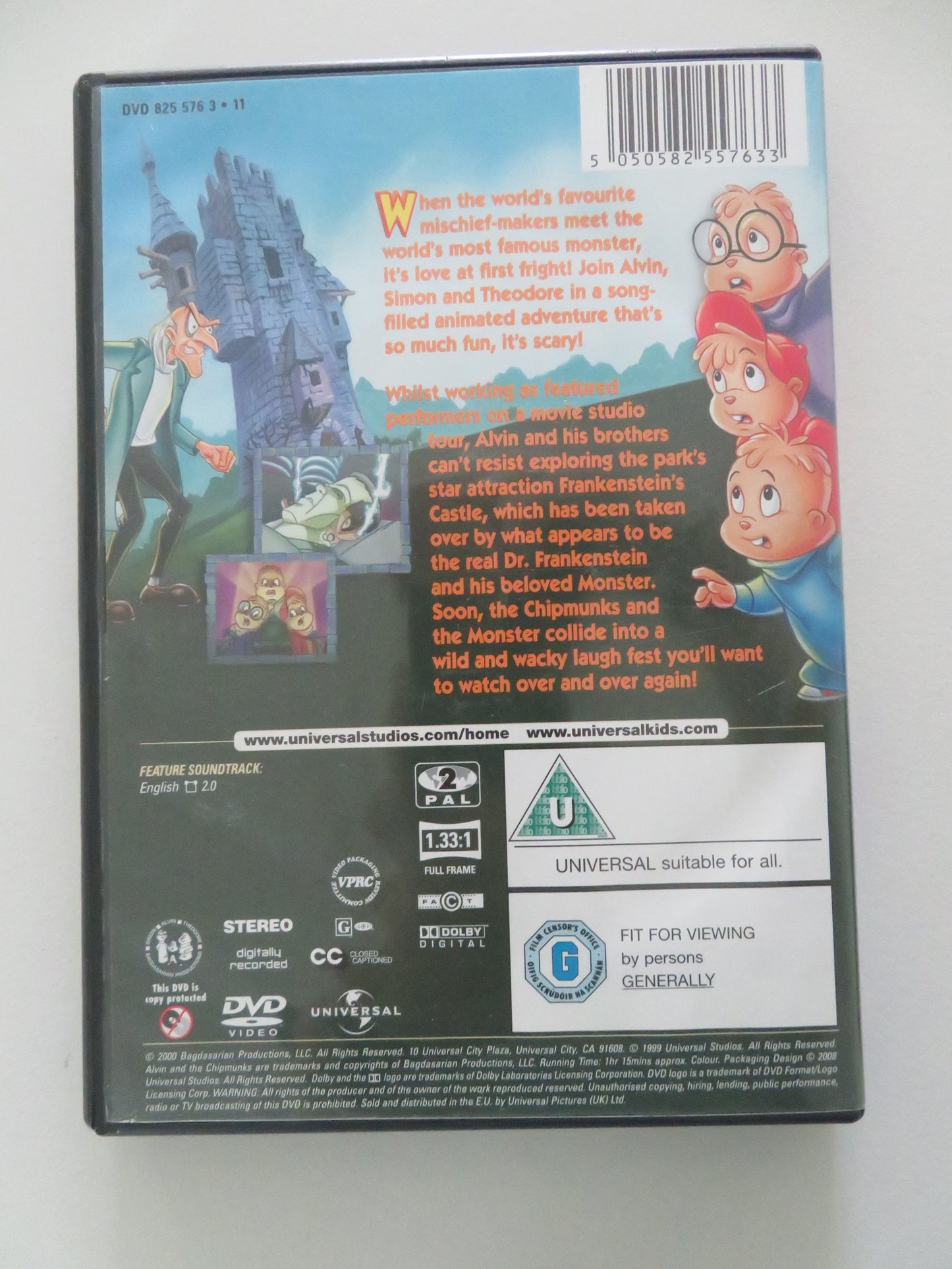 Alvin and the Chipmunks Meet Frankenstein (DVD) Ross Bagdasarian 1999 Region 2 Movie posters
