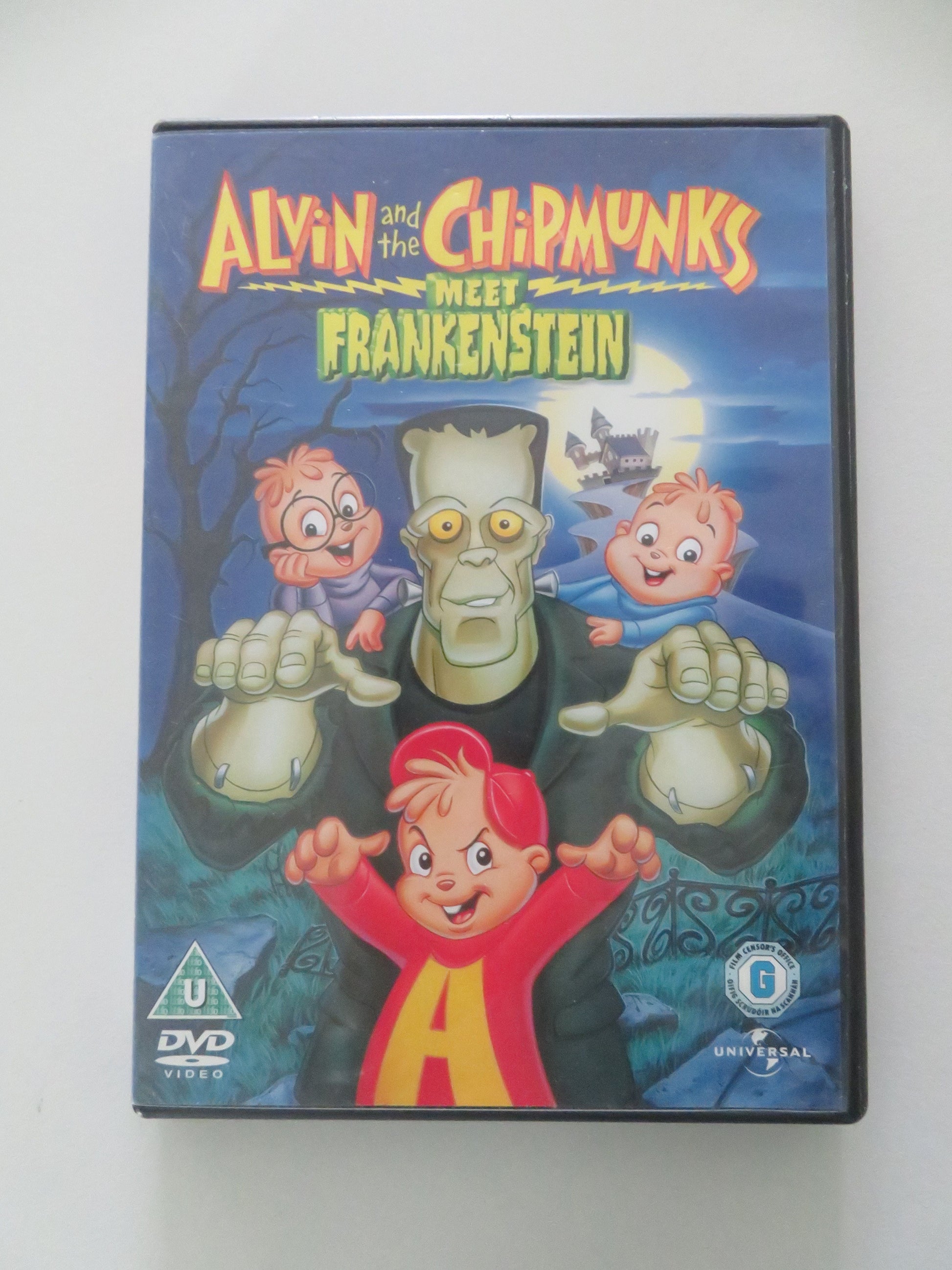 Alvin and the Chipmunks Meet Frankenstein (DVD) Ross Bagdasarian 1999 Region 2 Movie posters