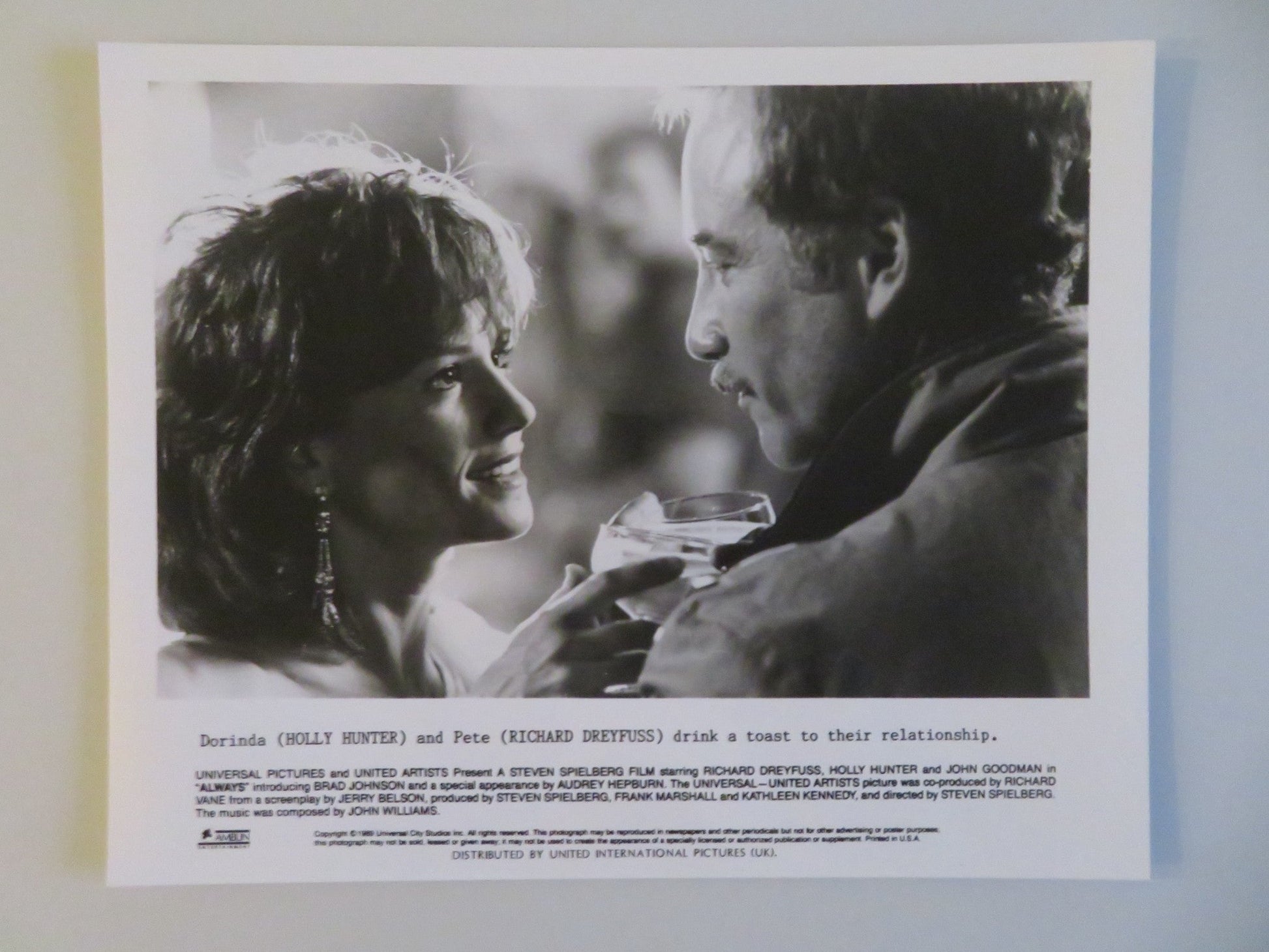 ALWAYS MOVIE STILL PHOTO LOT OF 5 RICHARD DREYFUSS HOLLY HUNTER 1989 - Rendezvous Cinema