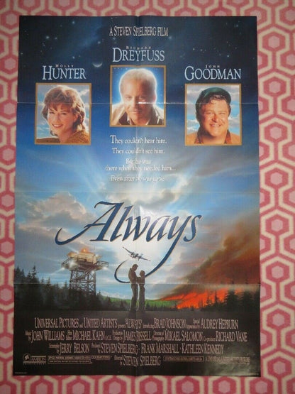 ALWAYS US ONE SHEET POSTER SPIELBERG J.GOODMAN R.DREYFUSS H.HUNTER 1989 - Rendezvous Cinema