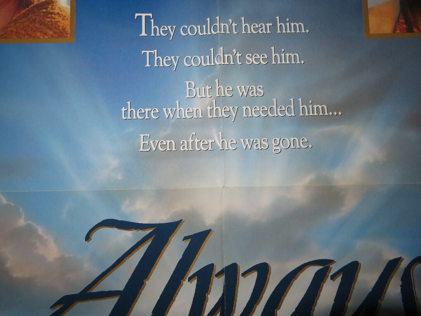 ALWAYS US ONE SHEET POSTER SPIELBERG J.GOODMAN R.DREYFUSS H.HUNTER 1989 - Rendezvous Cinema