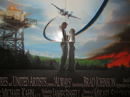ALWAYS US ONE SHEET POSTER SPIELBERG J.GOODMAN R.DREYFUSS H.HUNTER 1989 - Rendezvous Cinema