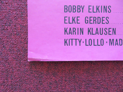 ALWAYS WHEN NIGHT FALLS DANISH POSTER ROLLED JAN HENDRIKS HANNELORE ELSNER 1963 Rendezvous Cinema Movie posters