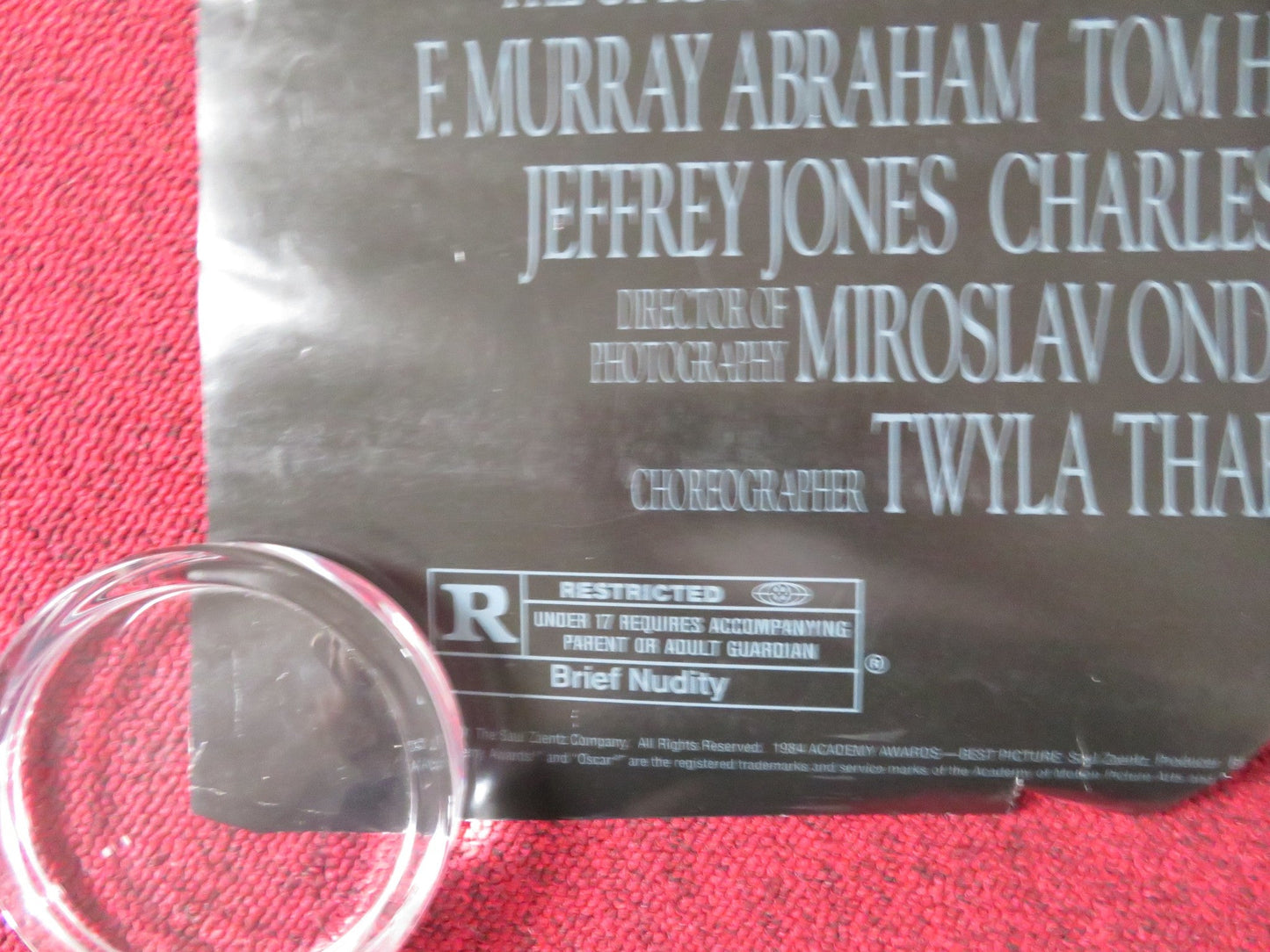 AMADEUS US ONE SHEET ROLLED POSTER TOM HULCE F. MURRAY ABRAHAM 1984 - Rendezvous Cinema