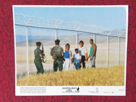 AMAZING GRACE AND CHUCK - 1 LOBBY CARD GREGORY PECK JAMIE LEE CURTIS 1987 Rendezvous Cinema Movie posters
