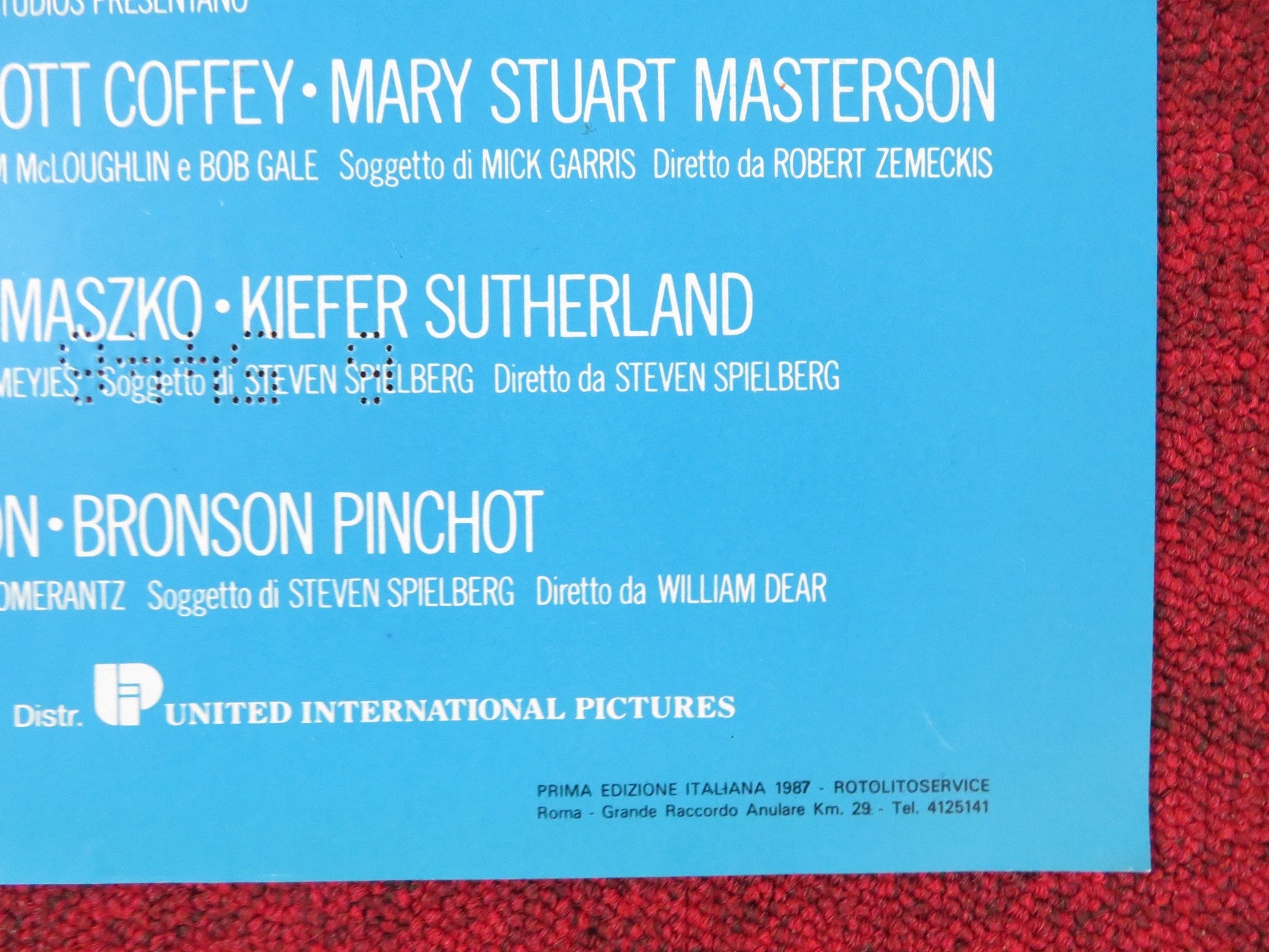 AMAZING STORIES - C ITALIAN FOTOBUSTA POSTER SPIELBERG CHRISTOPHER LLOYD 1987 - Rendezvous Cinema