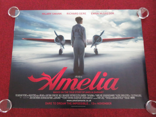 AMELIA- B UK QUAD ROLLED POSTER HILARY SWANK RICHARD GERE EWAN MCGREGOR 2009 - Rendezvous Cinema