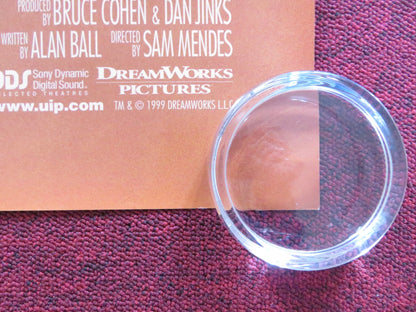 AMERICAN BEAUTY UK QUAD (30"x 40") ROLLED POSTER KEVIN SPACEY MENA SUVARI 1999 - Rendezvous Cinema