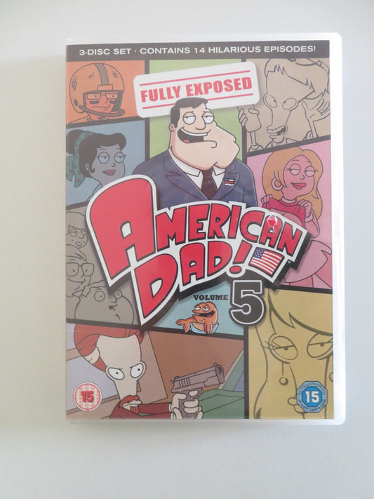 AMERICAN DAD VOLUME 5 - 3 DISCS (DVD) SETH MACFARLANE 2010 REGION 2 - Rendezvous Cinema