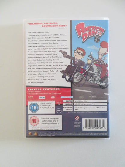 AMERICAN DAD VOLUME 5 - 3 DISCS (DVD) SETH MACFARLANE 2010 REGION 2 - Rendezvous Cinema
