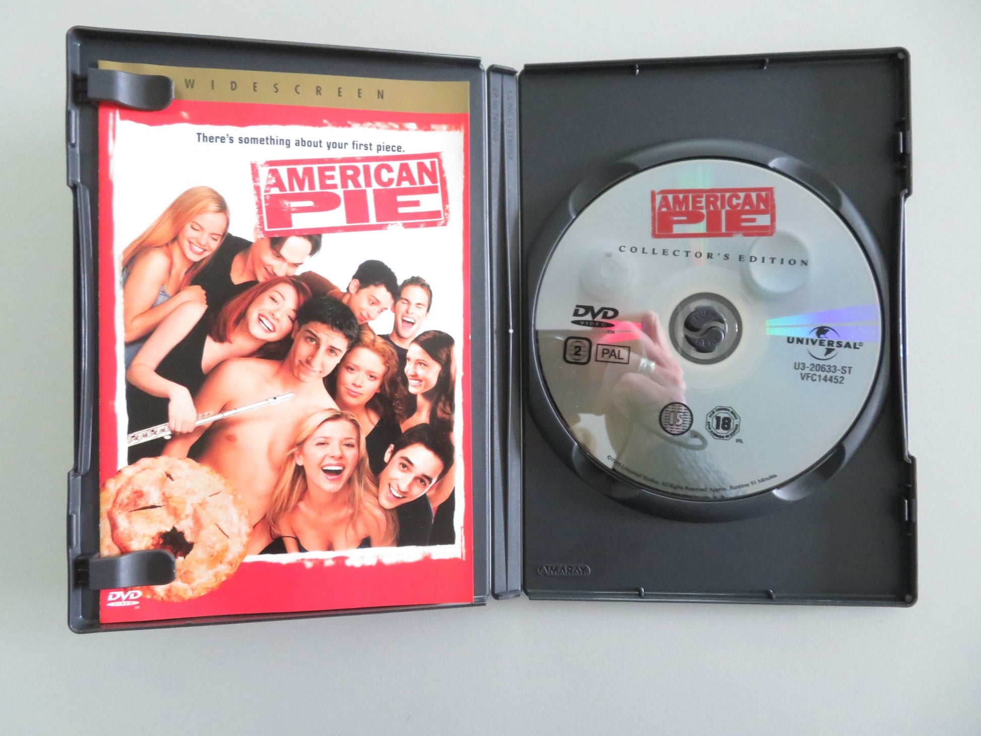 American Pie (DVD) Jason Biggs Eugene Levy 1999 Region 2 Movie posters