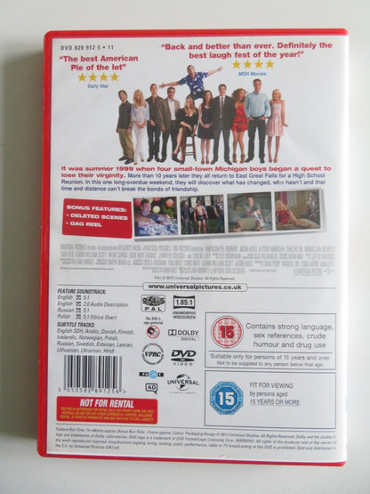 AMERICAN PIE: REUNION (DVD) JASON BIGGS ALYSON HANNIGAN 2012 REGION 2,4,5 Movie posters