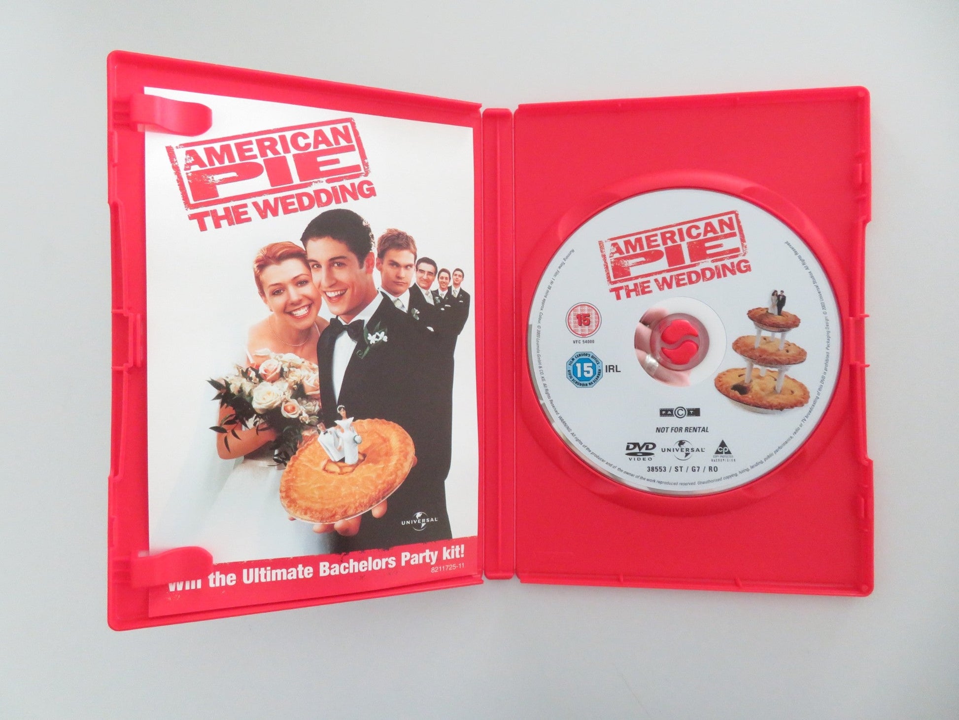 AMERICAN PIE: THE WEDDING (DVD) JASON BIGGS EUGENE LEVY 2003 REGION 2,4 Movie posters