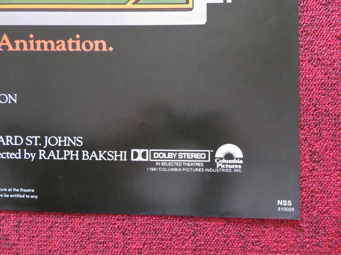 AMERICAN POP FOLDED US ONE SHEET POSTER RALPH BAKSHI 1981 - Rendezvous Cinema