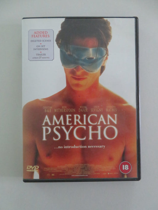 AMERICAN PSYCHO (DVD) CHRISTIAN BALE REESE WITHERSPOON 2000 REGION 2 Movie posters