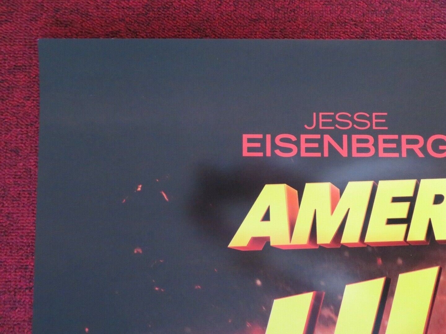 AMERICAN ULTRA US ONE SHEET ROLLED POSTER JESSE EISENBERG KRISTEN STEWART 2015 - Rendezvous Cinema