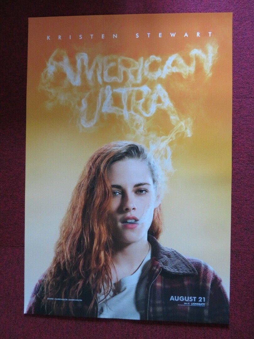 AMERICAN ULTRA US ONE SHEET ROLLED POSTER KRISTEN STEWART 2015 - Rendezvous Cinema