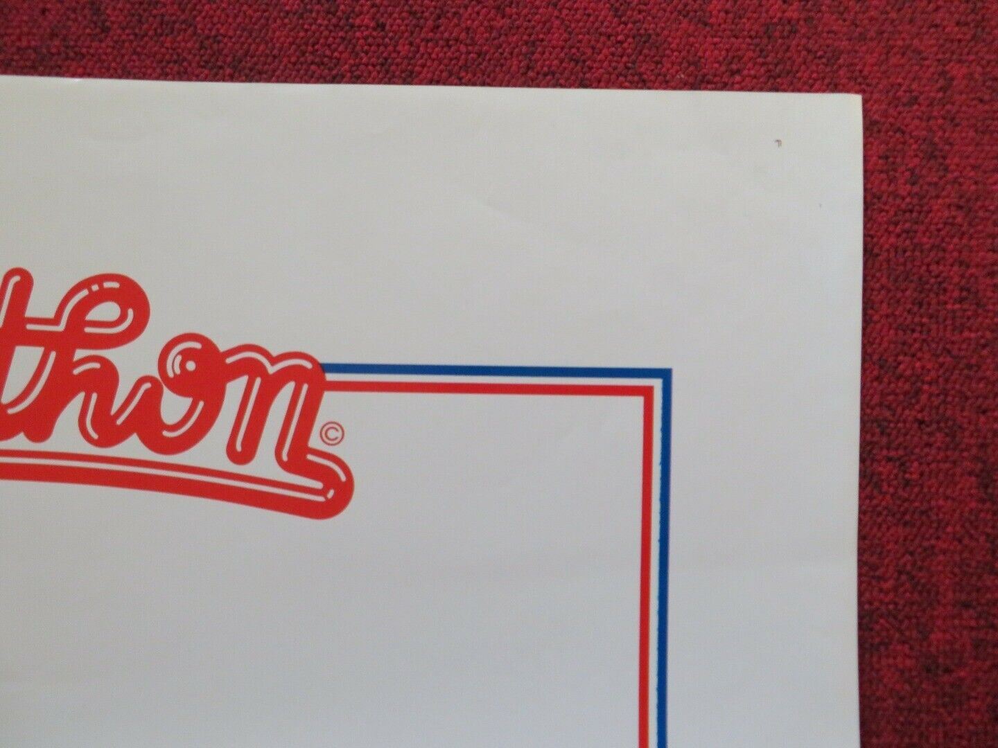 AMERICATHON FOLDED US ONE SHEET POSTER HARVEY KORMAN MEAT LOAF 1979 - Rendezvous Cinema