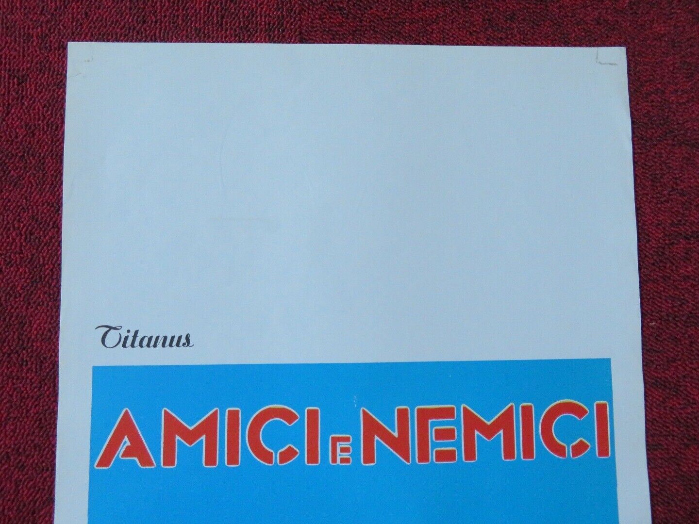 AMICI E NEMICI / Escape to Athena ITALIAN LOCANDINA (27.5"x13") POSTER 1979 - Rendezvous Cinema