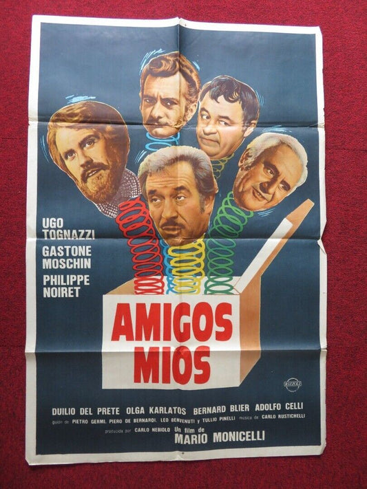 AMIGOS MIOS / AMICI MIEI ARGENTINA ONE SHEET POSTER UGO TOGNAZZI GASTONE MOSCHIN - Rendezvous Cinema