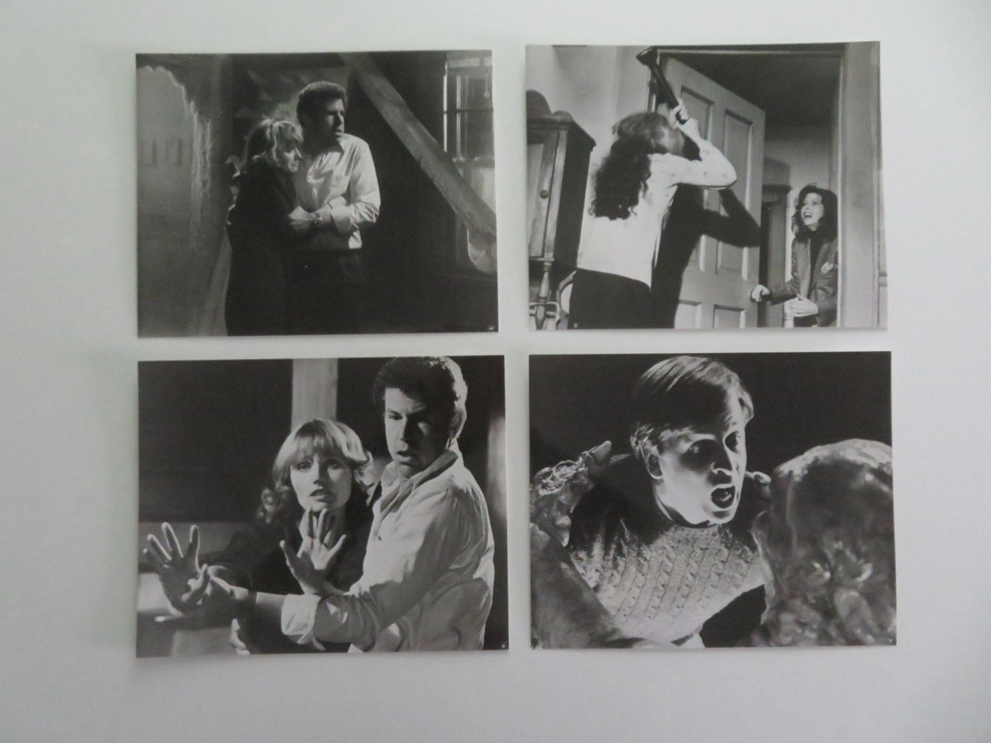 Amityville 3 - d MOVIE STILL PHOTO LOT OF 4 TONY ROBERTS TESS HARPER 1983 Movie posters