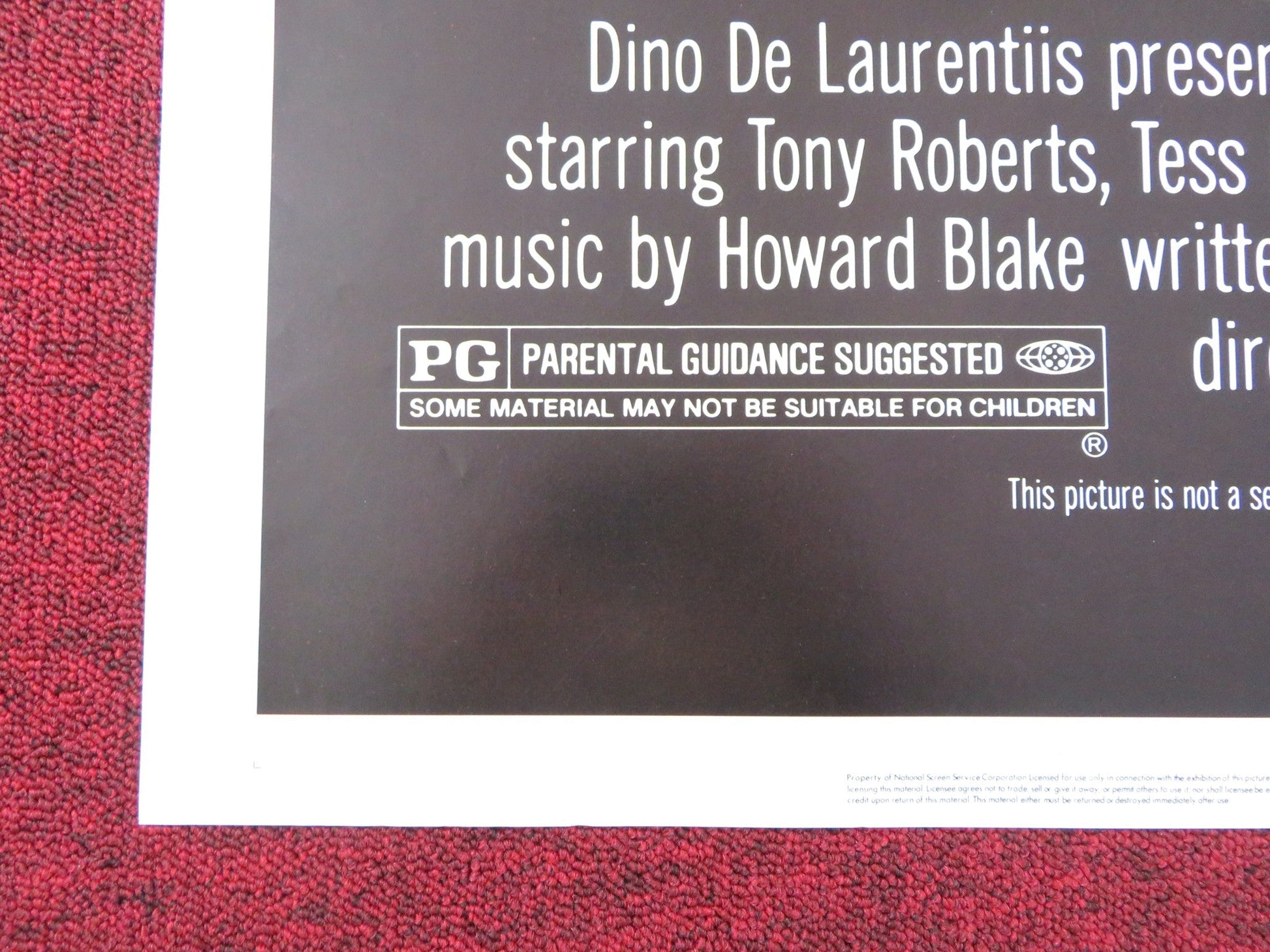 AMITYVILLE 3D FOLDED US ONE SHEET POSTER TONY ROBERTS TESS HARPER 1983 Rendezvous Cinema Movie posters