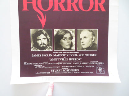 AMITYVILLE HORROR ITALIAN LOCANDINA POSTER JAMES BROLIN MARGOT KIDDER 1979 Movie posters