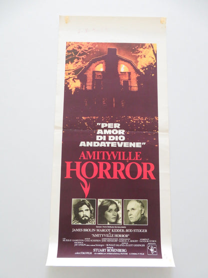 AMITYVILLE HORROR ITALIAN LOCANDINA POSTER JAMES BROLIN MARGOT KIDDER 1979 Movie posters