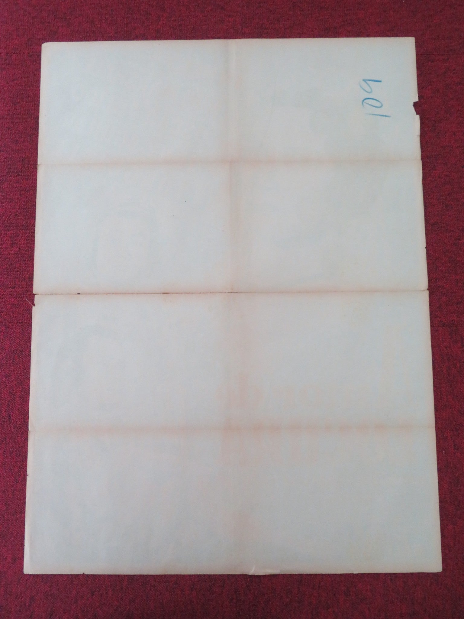 AMOR DE LOCURA MEXICAN POSTER ROLLED NINI MARSHALL OSCAR PULIDO 1953 Movie posters