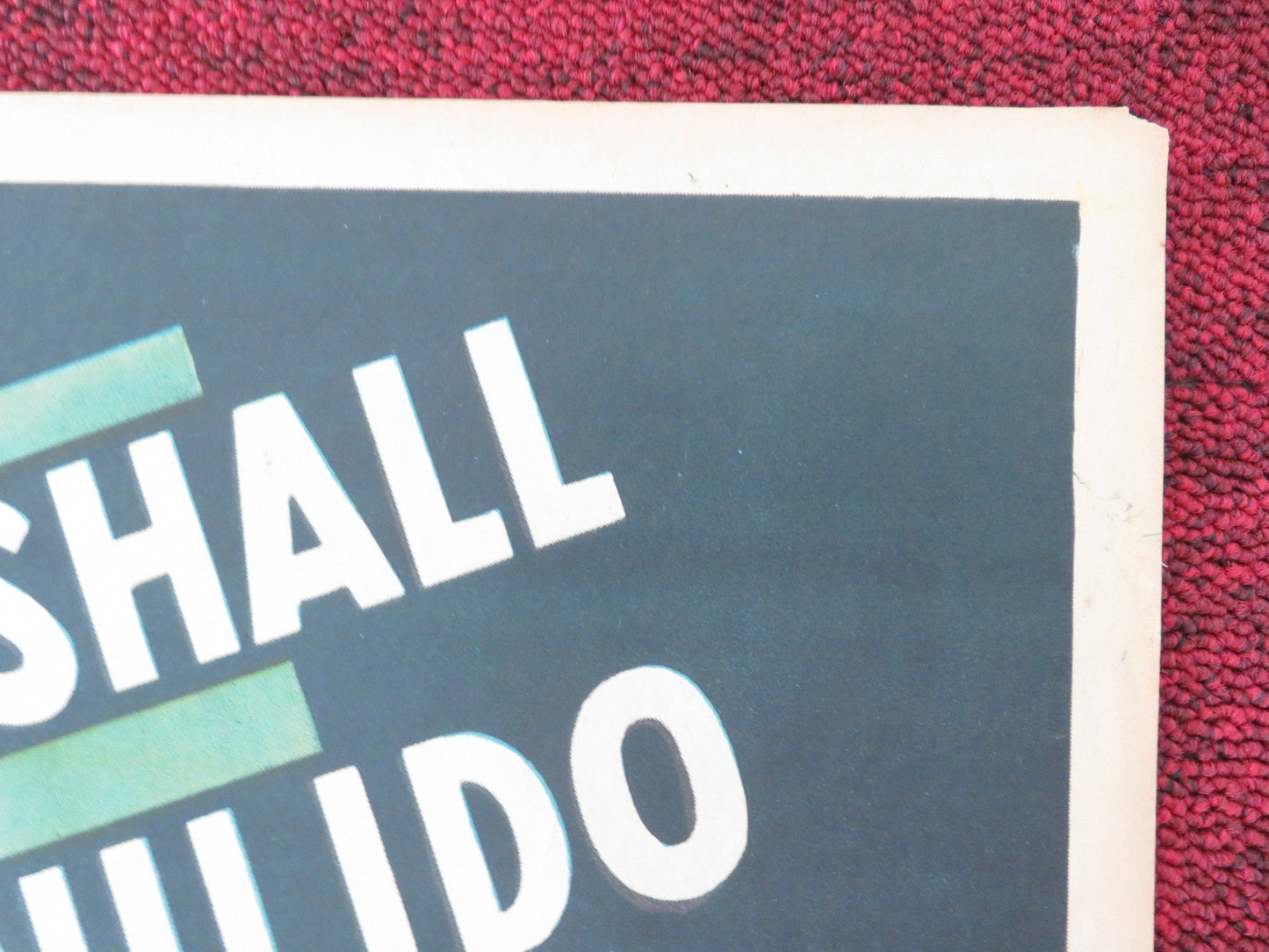 AMOR DE LOCURA MEXICAN POSTER ROLLED NINI MARSHALL OSCAR PULIDO 1953 Movie posters