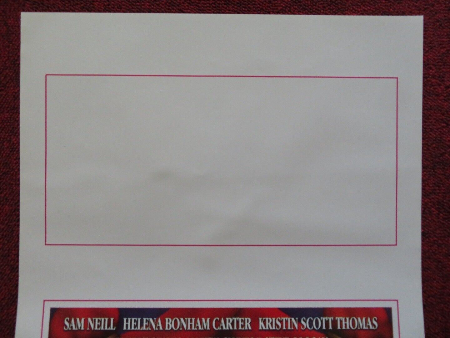 AMORI E VENDETTE ITALIAN LOCANDINA (27.5"x13") POSTER HELENA BONHAM CARTER 1997 - Rendezvous Cinema
