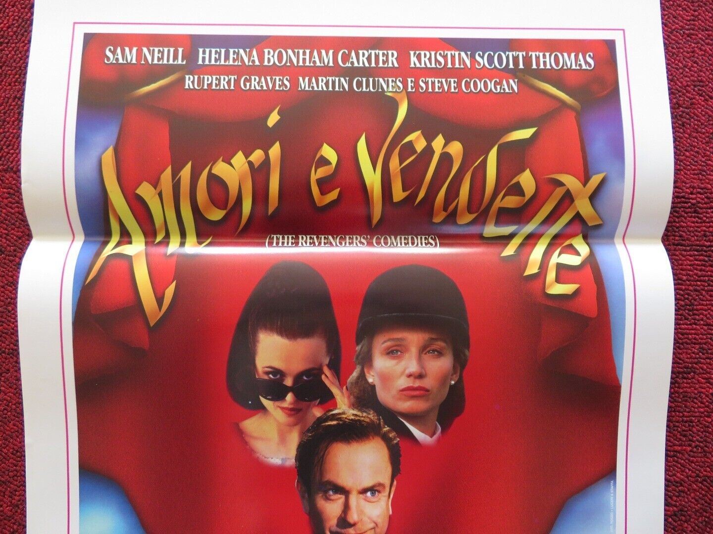 AMORI E VENDETTE ITALIAN LOCANDINA (27.5"x13") POSTER HELENA BONHAM CARTER 1997 - Rendezvous Cinema