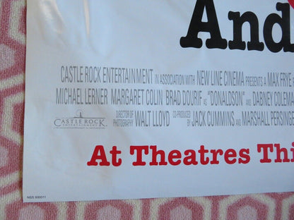 AMOS & ANDREW US ONE SHEET ROLLED POSTER NICHOLAS CAGE SAMUEL L JACKSON 1993 - Rendezvous Cinema