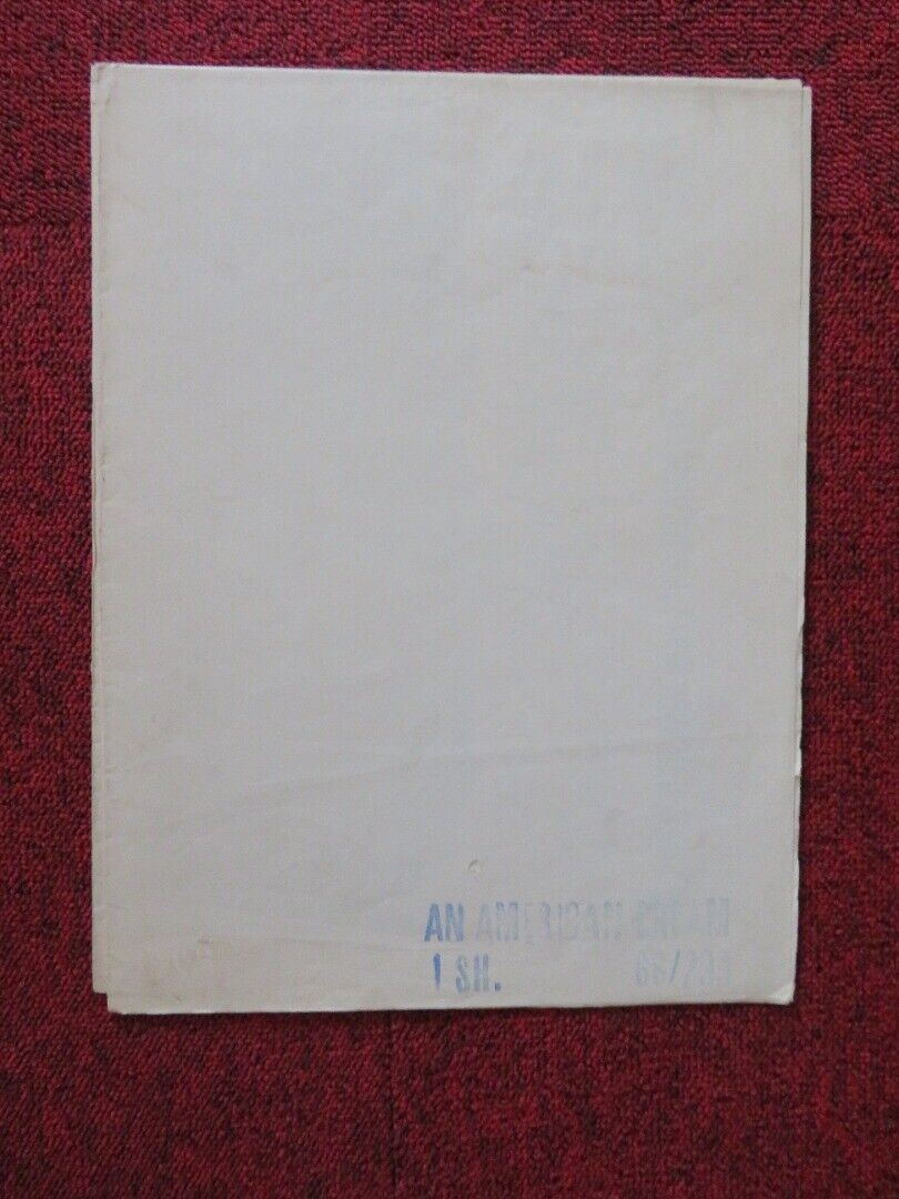 AN AMERICAN DREAM FOLDED US ONE SHEET POSTER STUART WHITMAN JANET LEIGH 1966 - Rendezvous Cinema