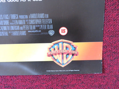 ANALYSE THIS VHS VIDEO POSTER ROBERT DE NIRO BILLY CRYSTAL 1999 Rendezvous Cinema Movie posters