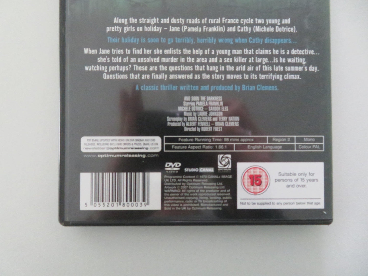 And Soon the Darkness (DVD) Pamela Franklin Michele Dotrice 1970 Region 2 Movie posters