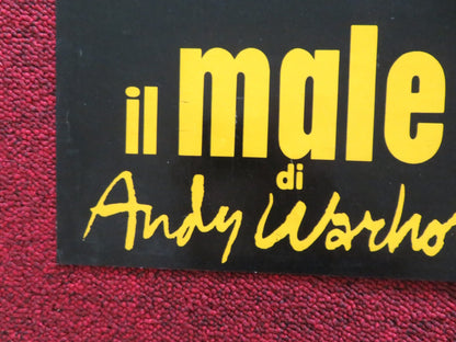ANDY WARHOL'S BAD - A ITALIAN FOTOBUSTA POSTER CARROL BAKER PERRY KING 1977 Rendezvous Cinema Movie posters