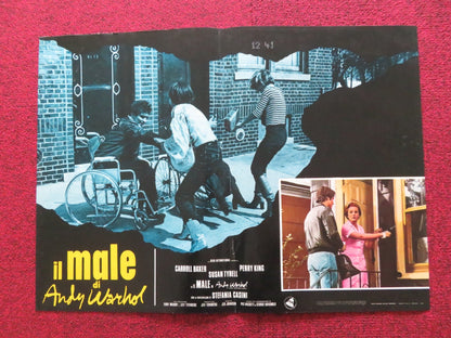 ANDY WARHOL'S BAD - A ITALIAN FOTOBUSTA POSTER CARROL BAKER PERRY KING 1977 Rendezvous Cinema Movie posters