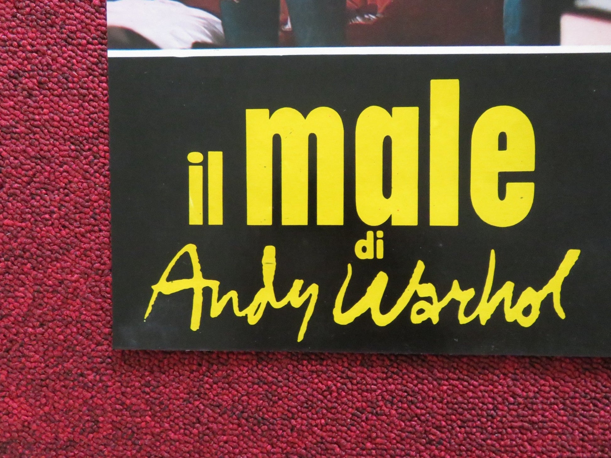 ANDY WARHOL'S BAD - B ITALIAN FOTOBUSTA POSTER CARROL BAKER PERRY KING 1977 Rendezvous Cinema Movie posters