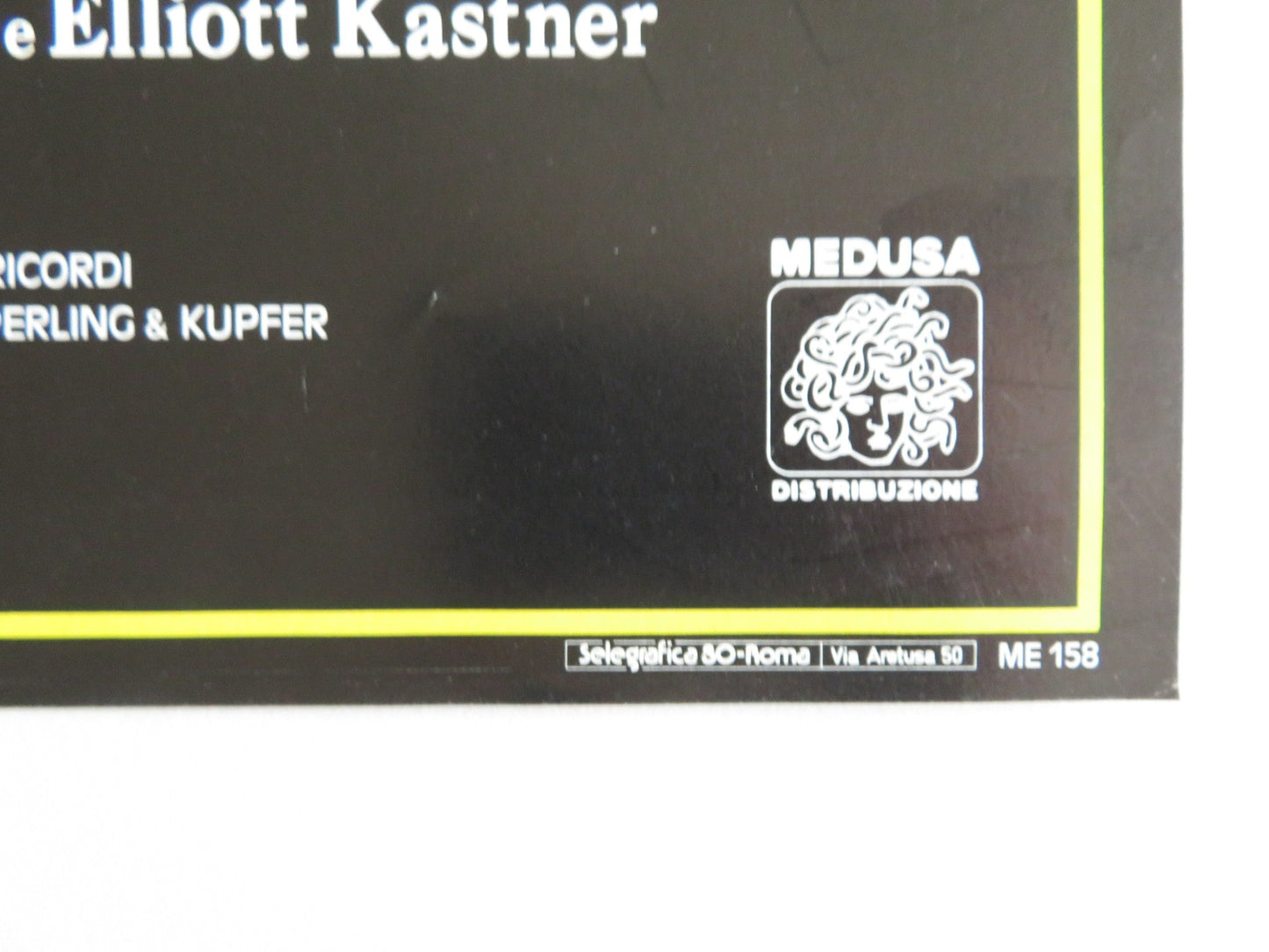 ANGEL HEART - D ITALIAN FOTOBUSTA POSTER MICKEY ROURKE ROBERT DE NIRO 1987 Rendezvous Cinema Movie posters