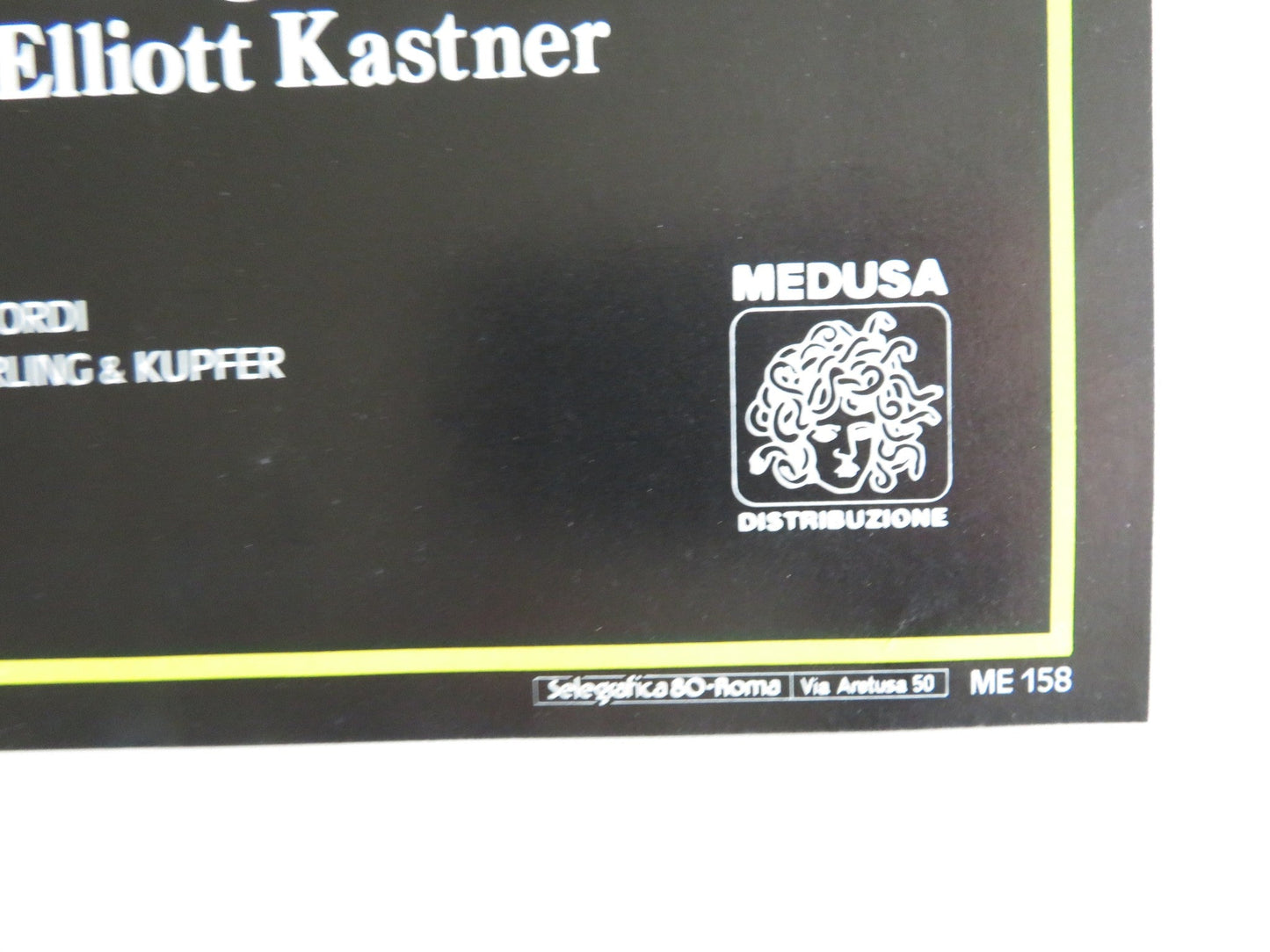 ANGEL HEART - H ITALIAN FOTOBUSTA POSTER MICKEY ROURKE ROBERT DE NIRO 1987 Rendezvous Cinema Movie posters