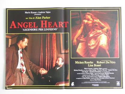 ANGEL HEART - H ITALIAN FOTOBUSTA POSTER MICKEY ROURKE ROBERT DE NIRO 1987 Rendezvous Cinema Movie posters
