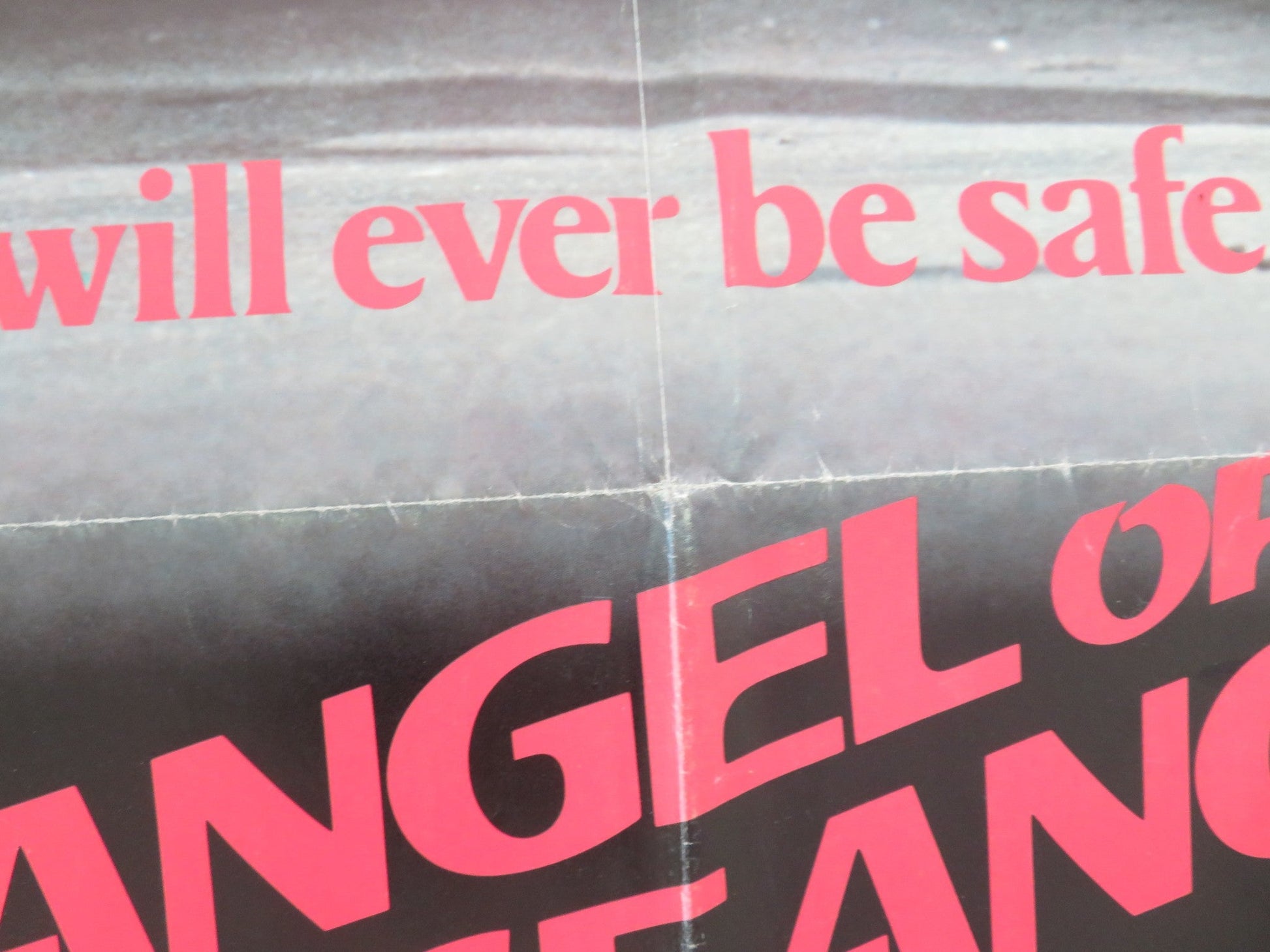 Angel of Vengeance Folded US One Sheet Poster Zoe Lund Abel Ferrara 1981 Movie posters